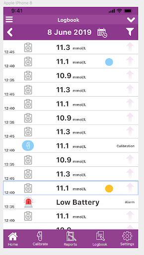 Glunovo CGM Screen 2