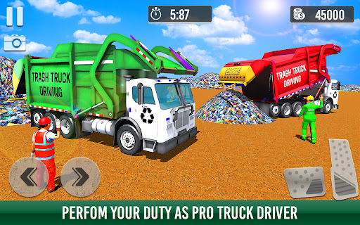 Trash Truck Driving Simulator apkdebit screenshots 2