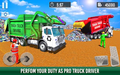 Trash Truck Driving Simulator