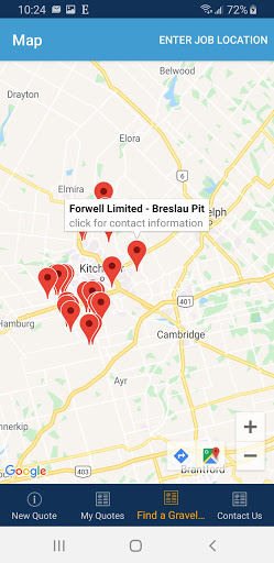 The Aggregate Map Ontario Screen 2