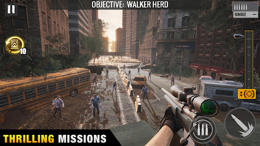 Sniper Zombies: Offline Game 1.57.0 Apk + Mod (Money) Gallery 4