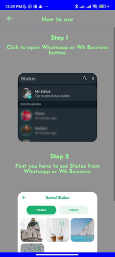 Debstagram: Status, Downloader Screen 2
