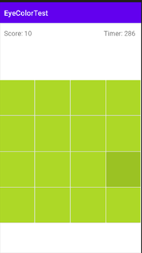 Android application Eye Color Test screenshort