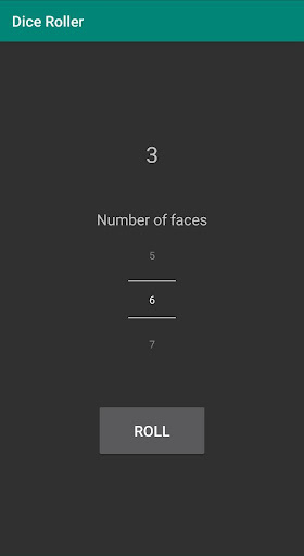 Simple Dice Roller Screen 3