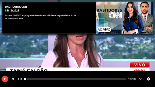 CNN Brasil Android TV screenshot 7