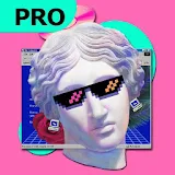Vaporwave Wallpapers PRO - Live Wallpapers & Radio icon