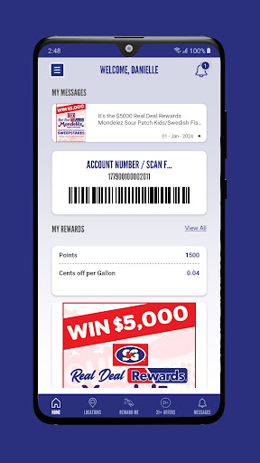 S&G Real Deal Rewards Screen 2