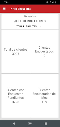 Android application AJE Survey screenshort