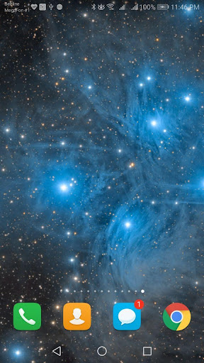 Android application Space wallpaper screenshort