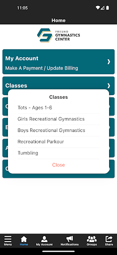 Fresno Gymnastics Center Screen 3