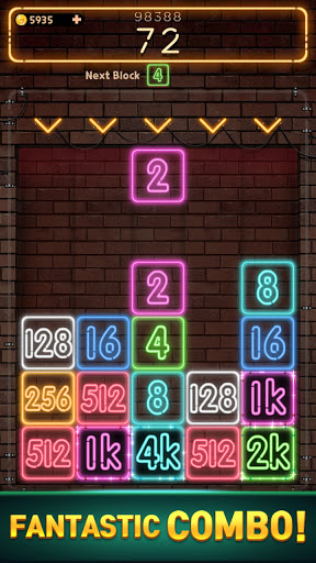 Neon 2048  Play Neon 2048 on PrimaryGames