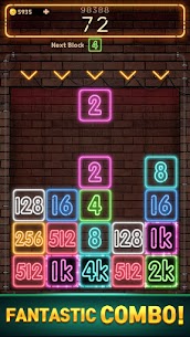Drop Number : Neon 2048 Apk Mod for Android [Unlimited Coins/Gems] 5