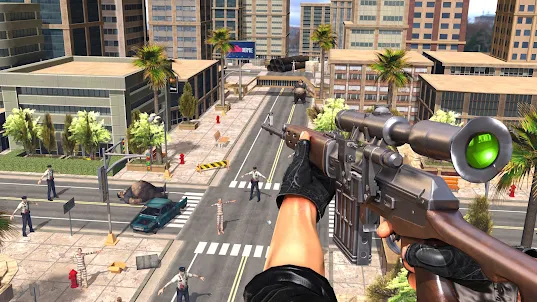 Zombie Sniper Games Offline 3D