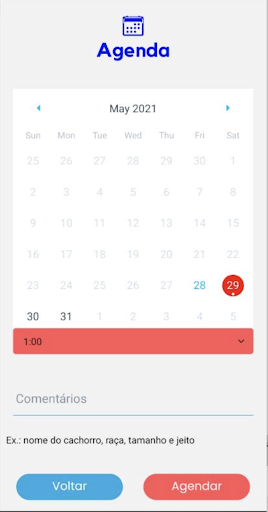 Android application Petxis screenshort