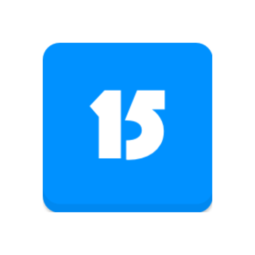 Fifteen Puzzle (15 puzzle) logo