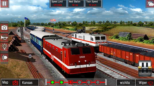 Simulateur de train feroviaire
