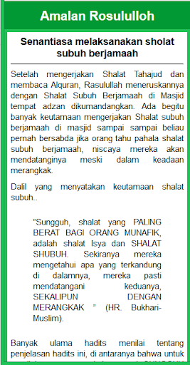 Amalan Sunnah Rasulullah New