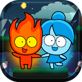 Red boy and Blue girl - Forest Temple Maze icon