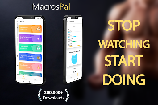 Android application MacrosPal Calorie Counter&TDEE screenshort