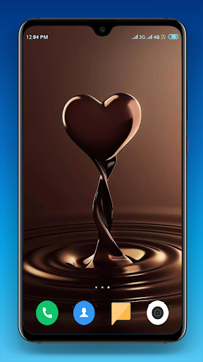 Android application Chocolate Wallpaper 4K screenshort