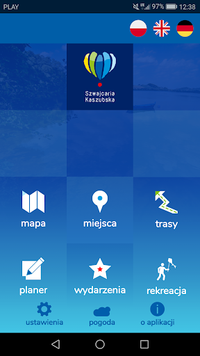 Android application Szwajcaria Kaszubska screenshort