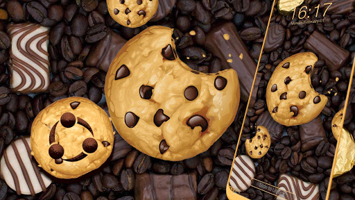 Chocolate Cookie Theme Screen 3