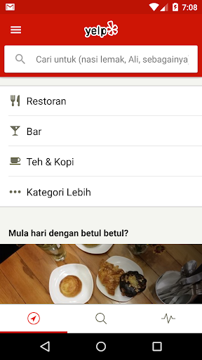 Yelp screenshot 1