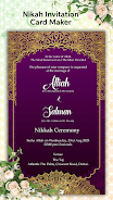 Muslim Wedding Card Maker 2026