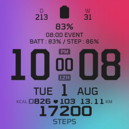 IWF I2 watchface logo
