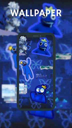Ranbow Friend Blue Wallpaper