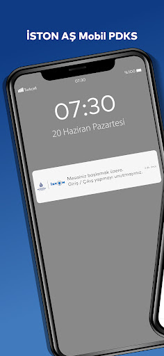Android application İSTON Mobil PDKS screenshort