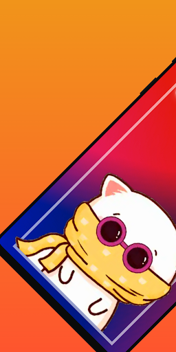 Android application Mochi Peach Cat stickers screenshort
