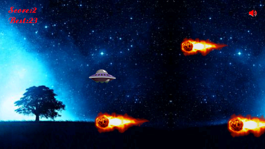 UFO fled