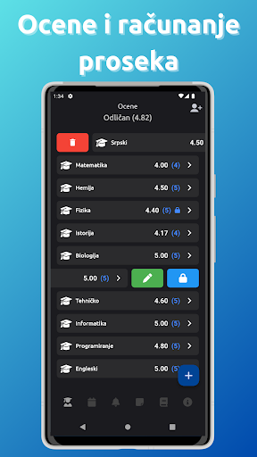 Android application Ocene - Ocene i moj esDnevnik screenshort