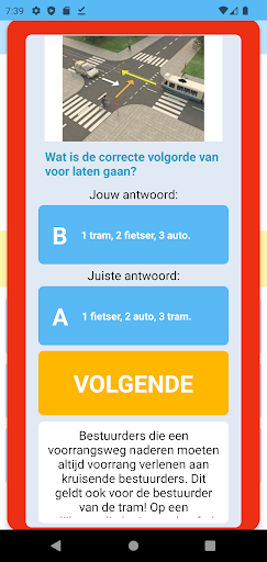 Auto theorie examen oefenen Screen 2