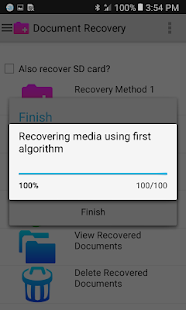 Document Recovery Screenshot