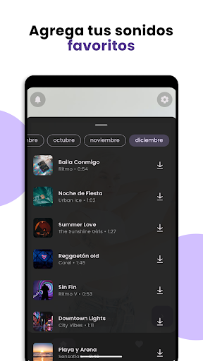 Agregar música a fotos - Pamel Screen 2