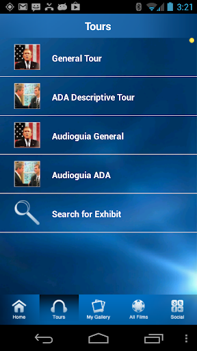 George W. Bush Center Screen 2