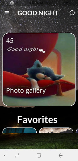 Android application Good Night Images and Quotes screenshort