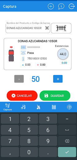 Android application SINCO App de Inventarios screenshort