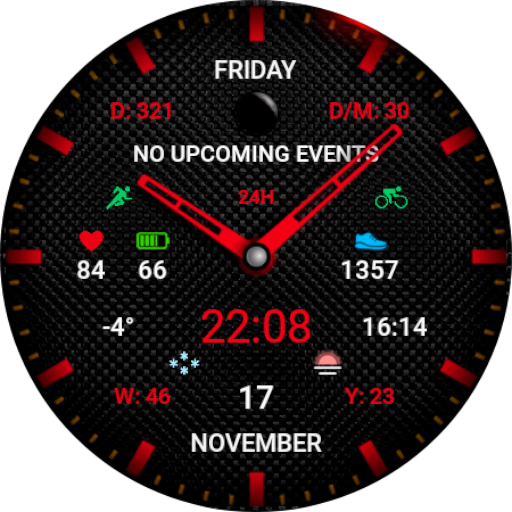 WR 009 Hybrid Watch Face Logo