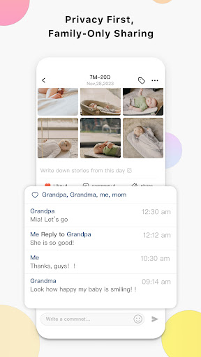 Screenshot of TimeHut - Baby Album