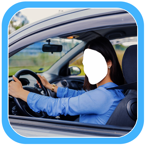 Women With Car Photo Editor logo