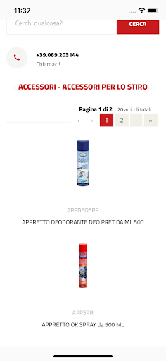 Bertolini Shop Screen 2