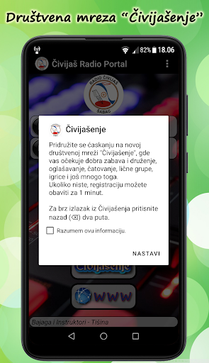 Civijas Radio Portal Screen 3