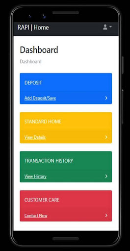 Android application RAPI Homes screenshort