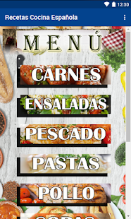 Recetas Cocina Espau00f1ola screenshots 1