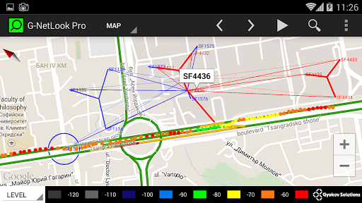 Android application G-NetLook Pro screenshort