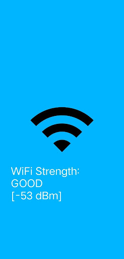 Android application Wifi Strength screenshort