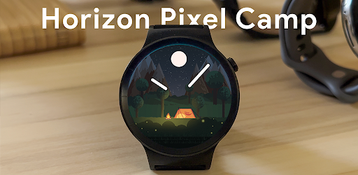 Horizon Pixel Camp Watch Face